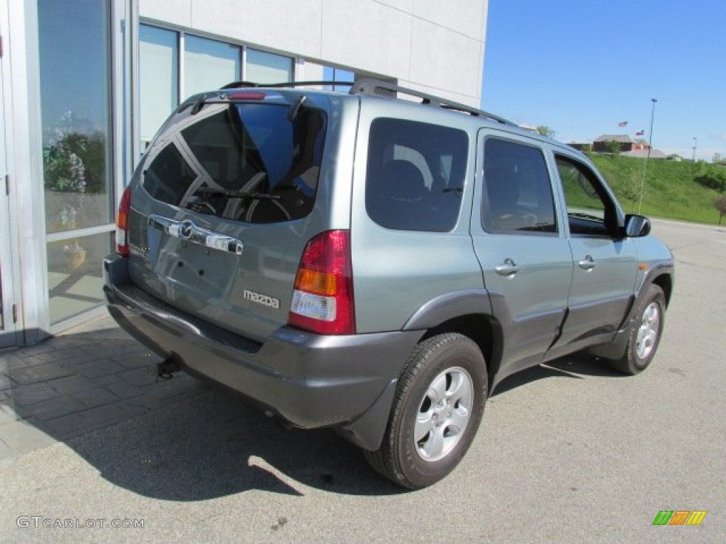2003 Tribute LX-V6 4WD - Light Cypress Green Metallic / Dark Flint Gray photo #9