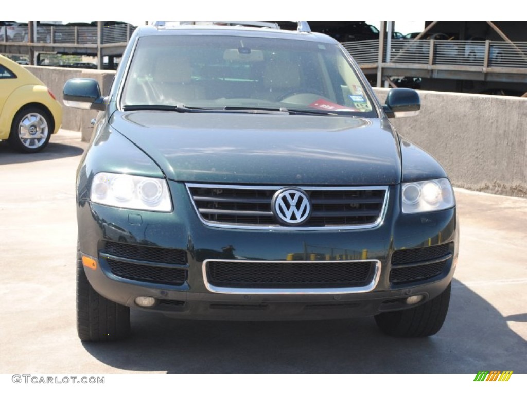 2006 Touareg V8 - Venetian Green / Pure Beige photo #2
