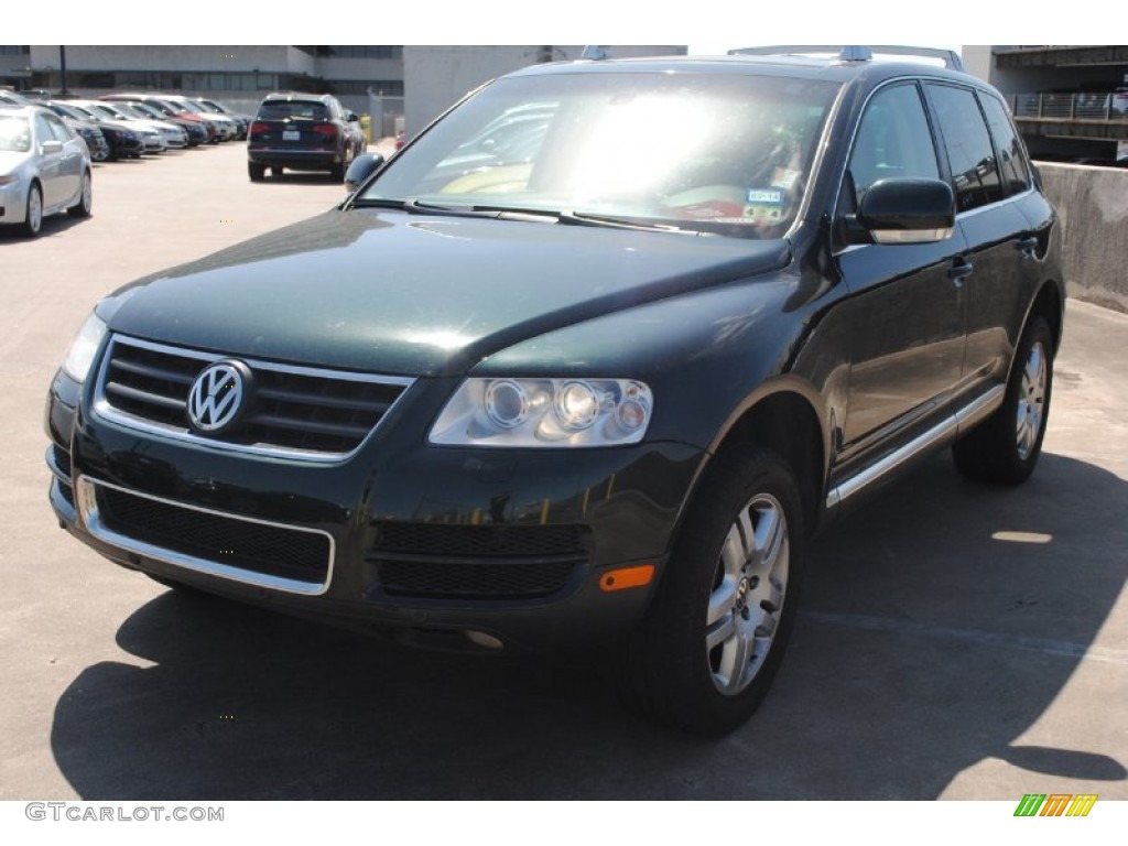 2006 Touareg V8 - Venetian Green / Pure Beige photo #3