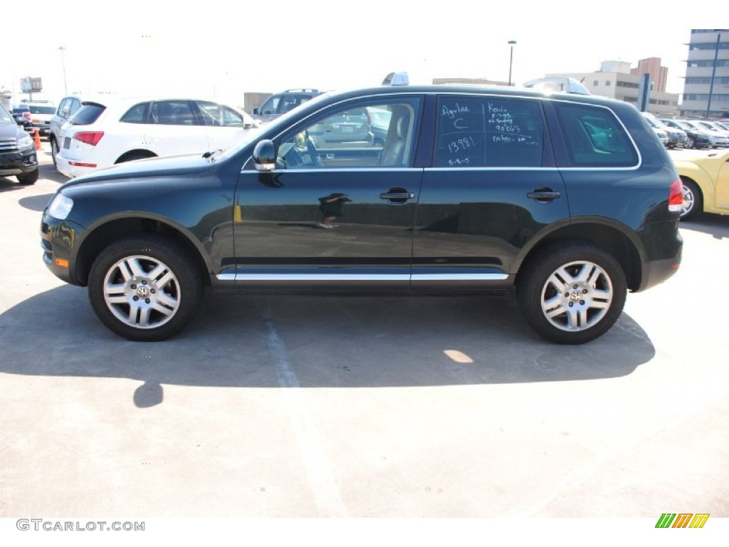 2006 Touareg V8 - Venetian Green / Pure Beige photo #4