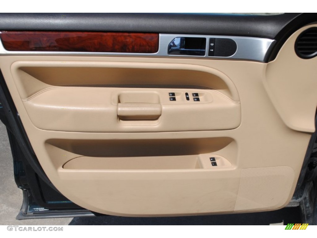2006 Touareg V8 - Venetian Green / Pure Beige photo #10