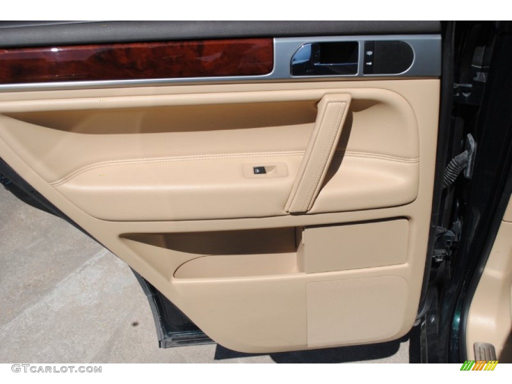 2006 Touareg V8 - Venetian Green / Pure Beige photo #27