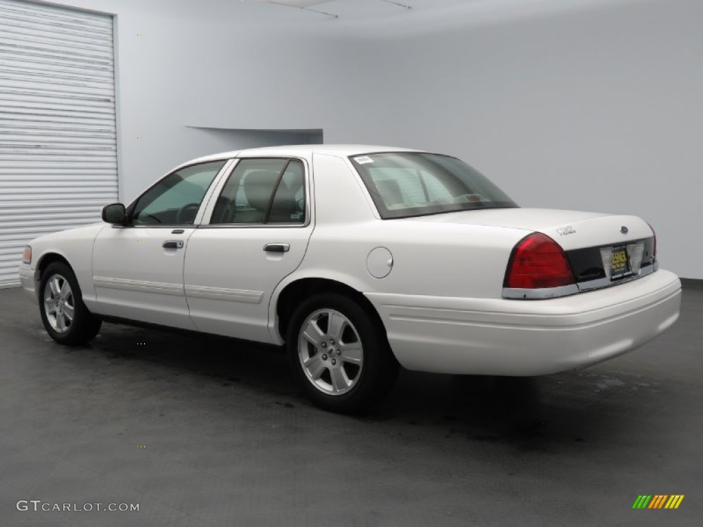 2011 Crown Victoria LX - Vibrant White / Medium Light Stone photo #7