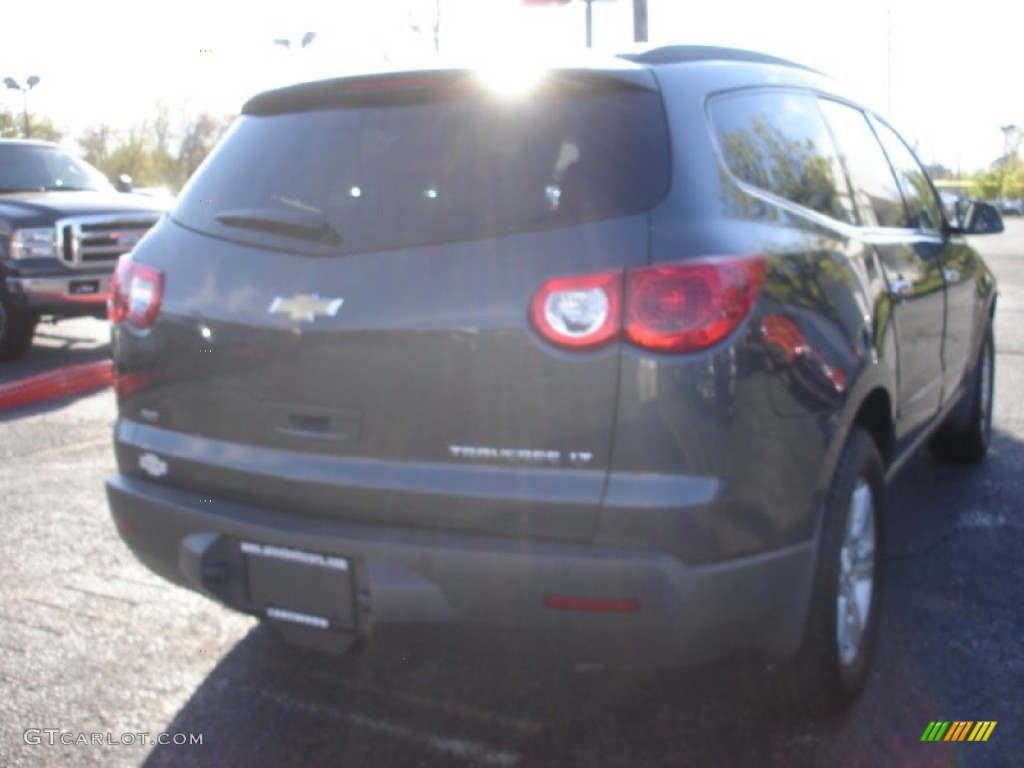 2012 Traverse LT AWD - Cyber Gray Metallic / Ebony photo #5