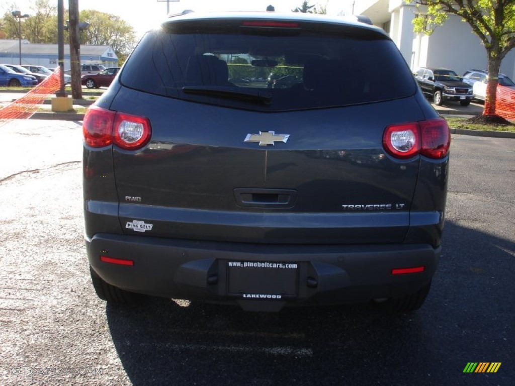 2012 Traverse LT AWD - Cyber Gray Metallic / Ebony photo #6