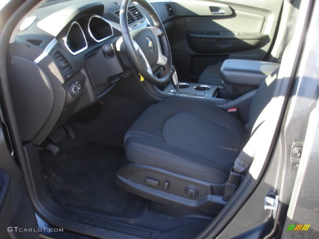 2012 Traverse LT AWD - Cyber Gray Metallic / Ebony photo #11