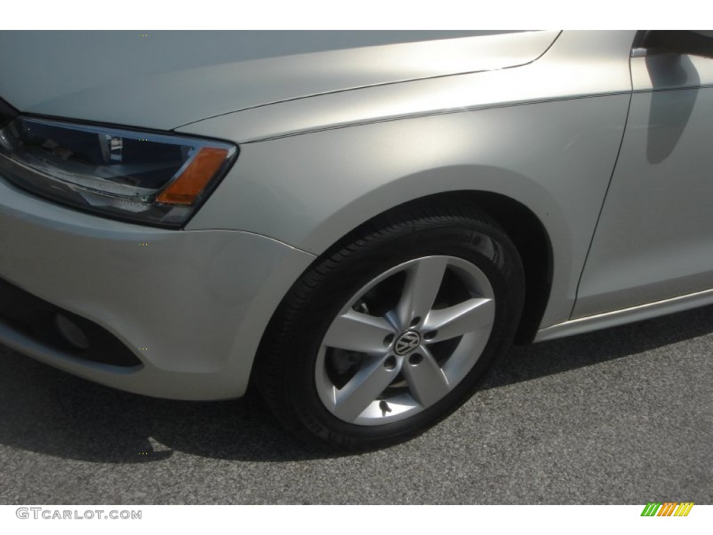 2011 Jetta TDI Sedan - White Gold Metallic / Cornsilk Beige photo #5