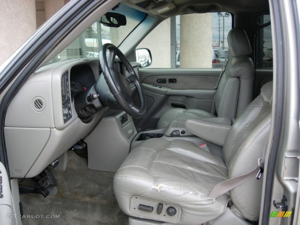 Tan Interior 2002 Chevrolet Silverado 2500 LT Crew Cab 4x4 Photo #80855431