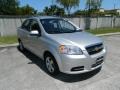 2011 Ice Silver Metallic Chevrolet Aveo LT Sedan #80838186