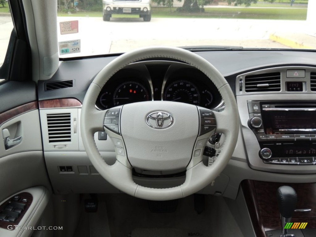 2012 Toyota Avalon Standard Avalon Model Light Gray Steering Wheel Photo #80855901