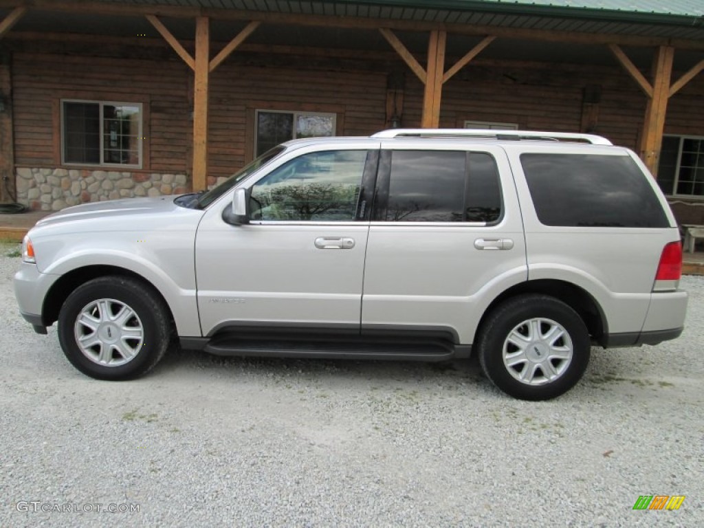 2004 Aviator Luxury AWD - Silver Birch Metallic / Light Parchment photo #1