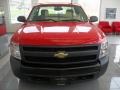 2008 Victory Red Chevrolet Silverado 1500 Work Truck Regular Cab 4x4  photo #5