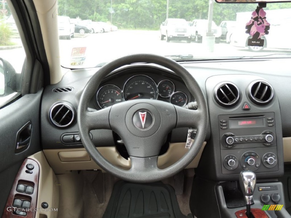 2007 Pontiac G6 Sedan Light Taupe Dashboard Photo #80857272