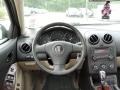 Light Taupe 2007 Pontiac G6 Sedan Dashboard