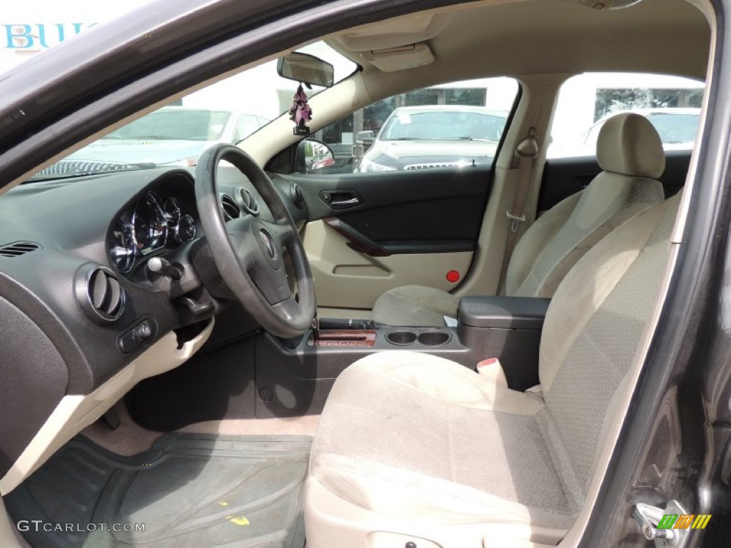 Light Taupe Interior 2007 Pontiac G6 Sedan Photo #80857293
