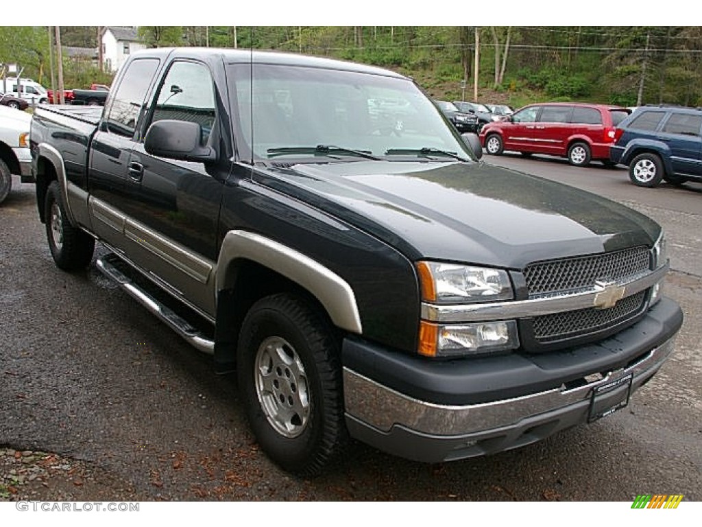 Dark Gray Metallic 2003 Chevrolet Silverado 1500 Z71 Extended Cab 4x4 Exterior Photo #80857318