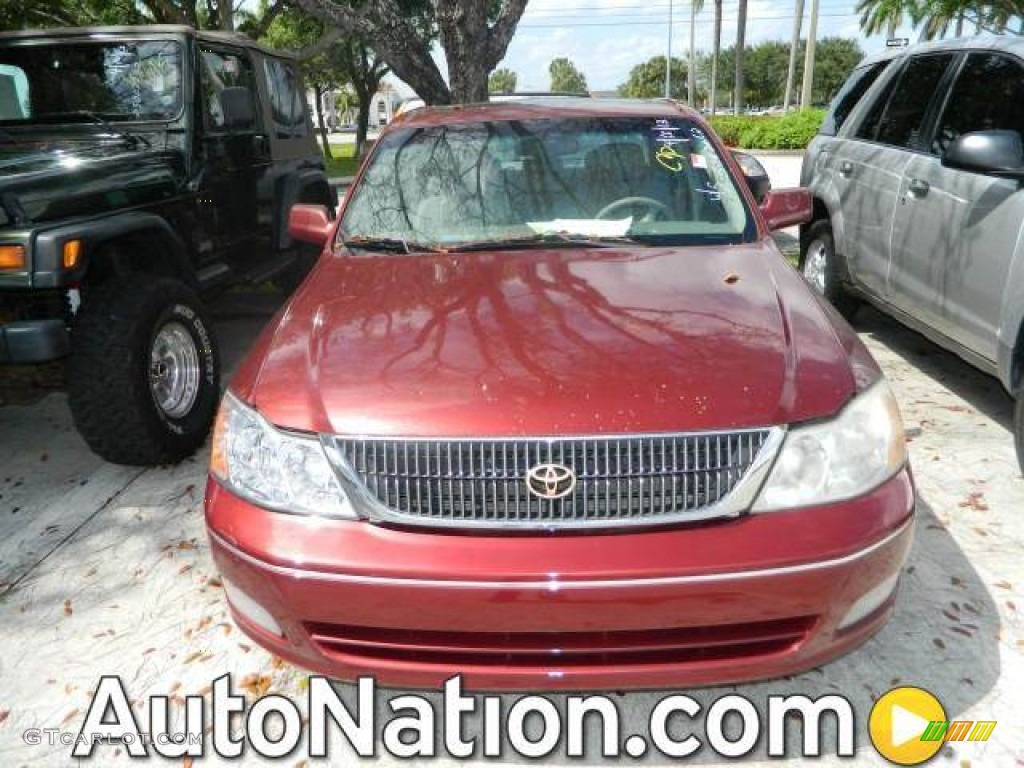 2001 Avalon XLS - Vintage Red Pearl / Stone photo #1