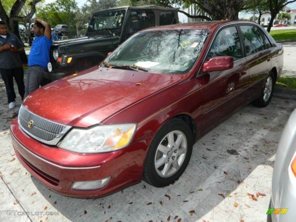 2001 Avalon XLS - Vintage Red Pearl / Stone photo #2