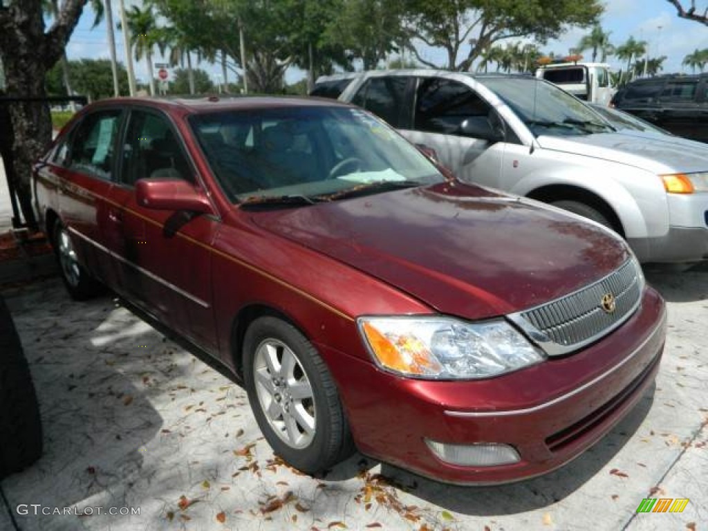 2001 Avalon XLS - Vintage Red Pearl / Stone photo #3