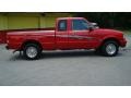 1999 Bright Red Ford Ranger Sport Extended Cab  photo #2