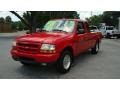 1999 Bright Red Ford Ranger Sport Extended Cab  photo #7
