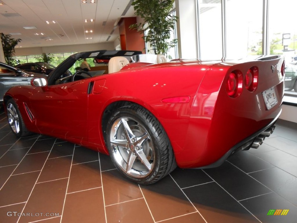 2011 Corvette Convertible - Crystal Red Tintcoat Metallic / Ebony Black/Cashmere photo #5