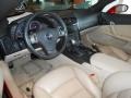 Ebony Black/Cashmere 2011 Chevrolet Corvette Convertible Interior Color