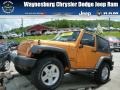 2012 Dozer Yellow Jeep Wrangler Sport 4x4  photo #1