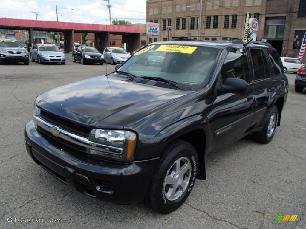 Dark Gray Metallic 2004 Chevrolet TrailBlazer LS 4x4 Exterior Photo #80859178