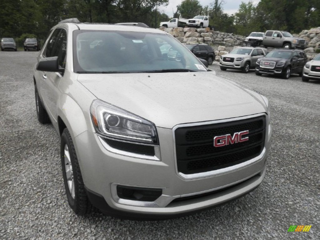 2013 Acadia SLE - Champagne Silver Metallic / Ebony photo #2