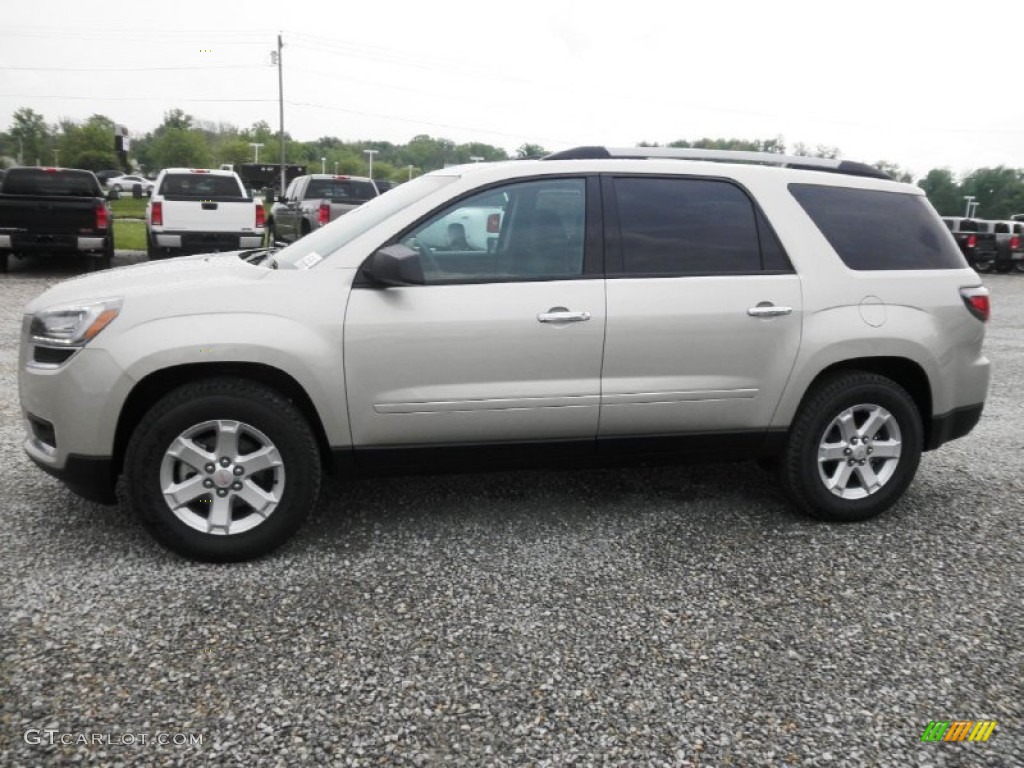 2013 Acadia SLE - Champagne Silver Metallic / Ebony photo #4