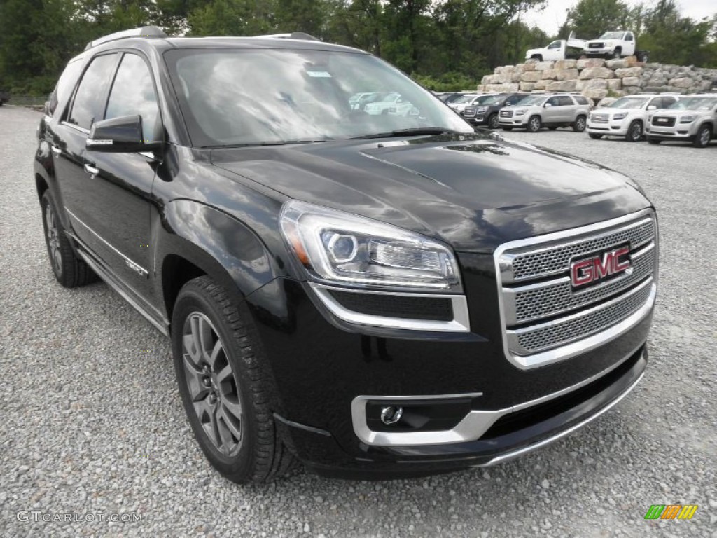 2013 Acadia Denali - Carbon Black Metallic / Cocoa Dune photo #2