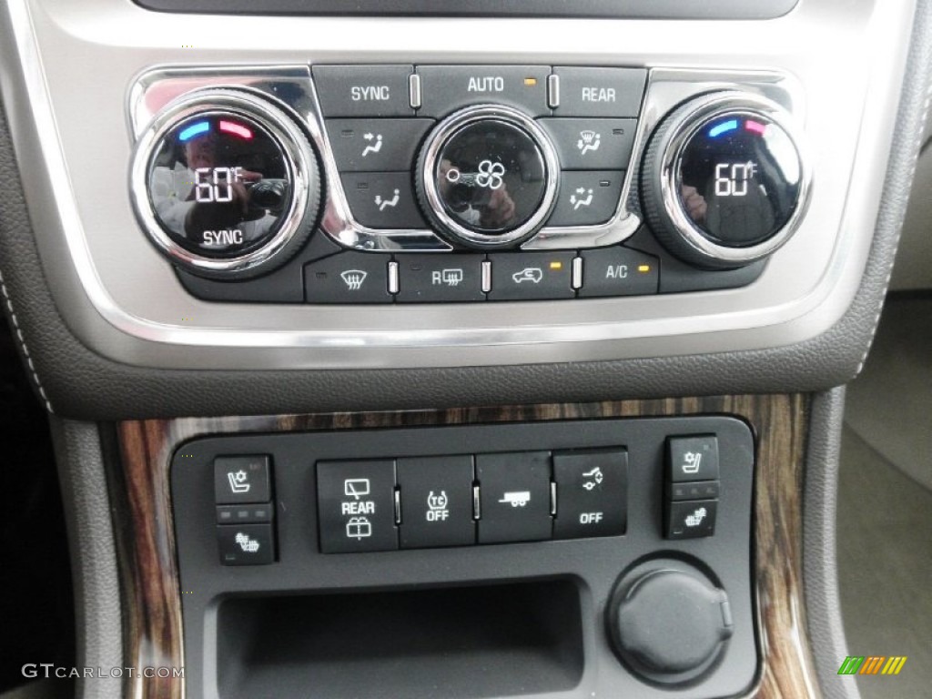 2013 Acadia Denali - Carbon Black Metallic / Cocoa Dune photo #12