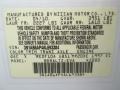 QAC: Aspen White 2010 Nissan Sentra 2.0 SR Color Code