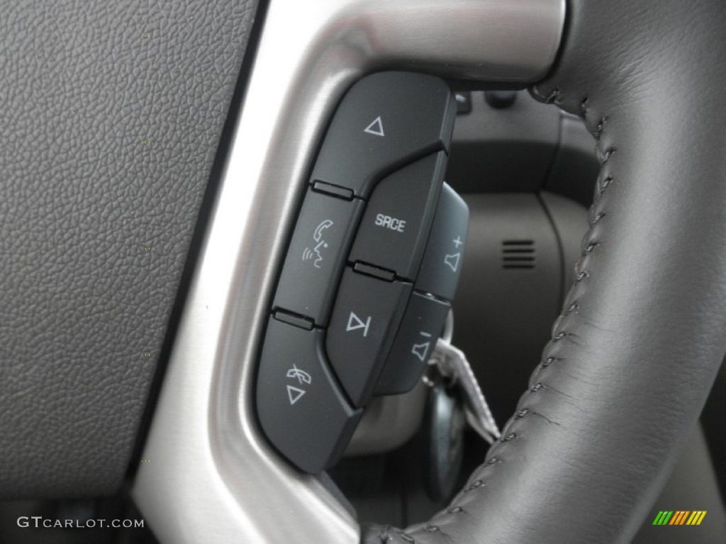 2013 Acadia Denali - Carbon Black Metallic / Cocoa Dune photo #16