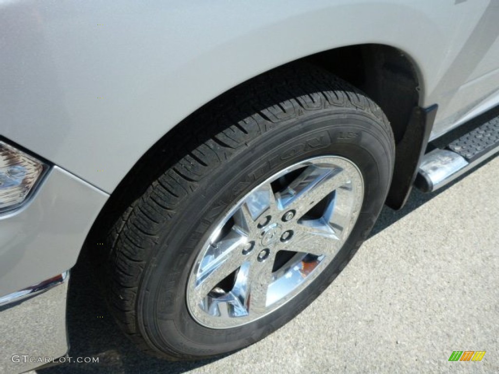 2010 Ram 1500 Big Horn Crew Cab 4x4 - Bright Silver Metallic / Dark Slate/Medium Graystone photo #10