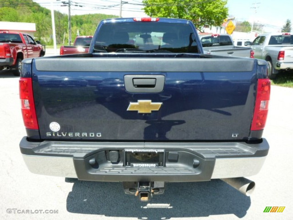 2011 Silverado 2500HD LT Extended Cab 4x4 - Imperial Blue Metallic / Ebony photo #4
