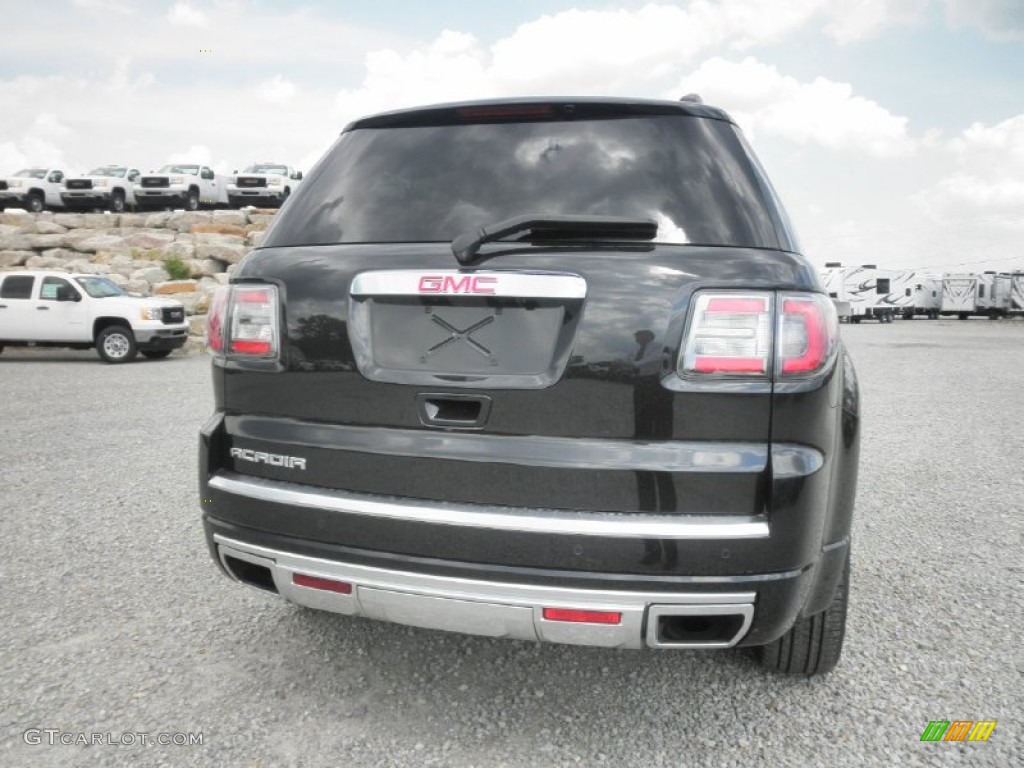 2013 Acadia Denali - Carbon Black Metallic / Cocoa Dune photo #32
