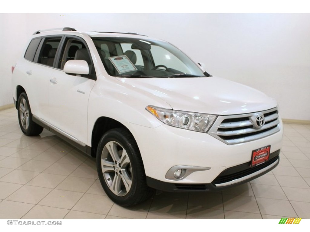 2011 Highlander Limited 4WD - Blizzard White Pearl / Ash photo #1