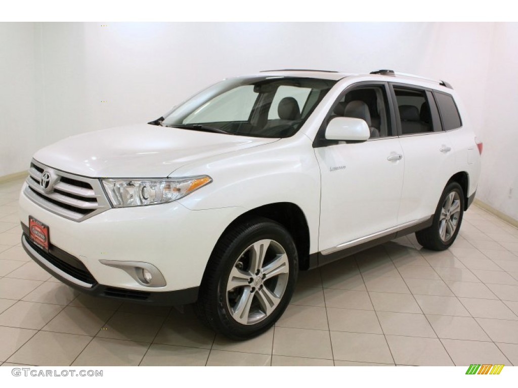 Blizzard White Pearl 2011 Toyota Highlander Limited 4WD Exterior Photo #80861103
