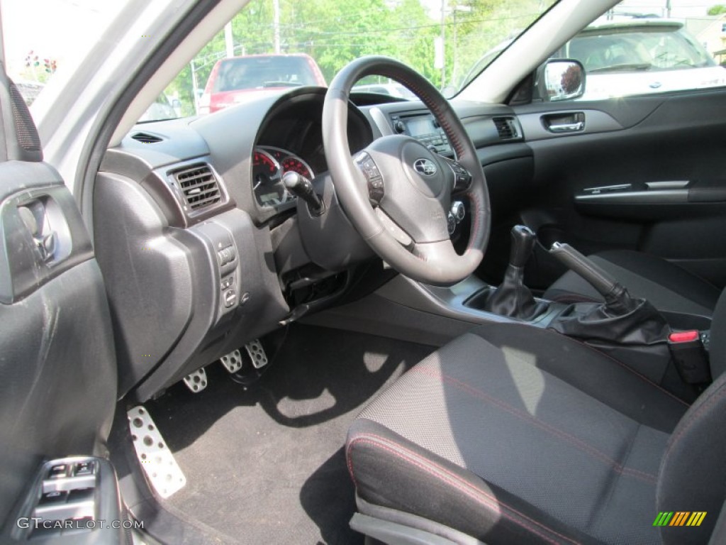 Carbon Black Interior 2011 Subaru Impreza WRX Wagon Photo #80861465
