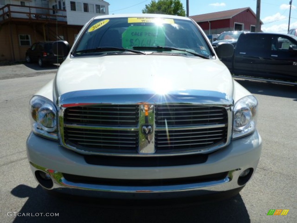 2007 Ram 1500 Thunder Road Quad Cab 4x4 - Bright White / Medium Slate Gray photo #8