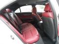 Morello Red/Jet Black Accents Rear Seat Photo for 2013 Cadillac ATS #80861974
