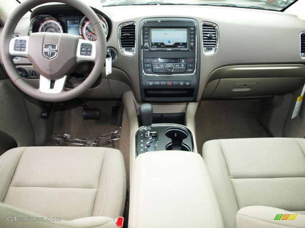 2013 Dodge Durango SXT AWD Dark Graystone/Medium Graystone Dashboard Photo #80862181