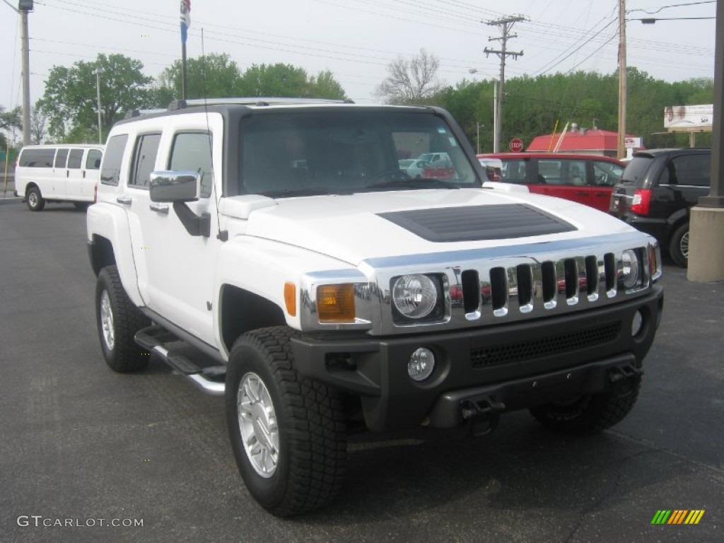 Birch White 2006 Hummer H3 Standard H3 Model Exterior Photo #80862283