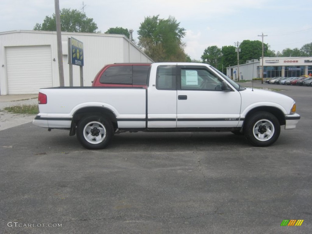 White 1994 Chevrolet S10 LS Extended Cab Exterior Photo #80862834