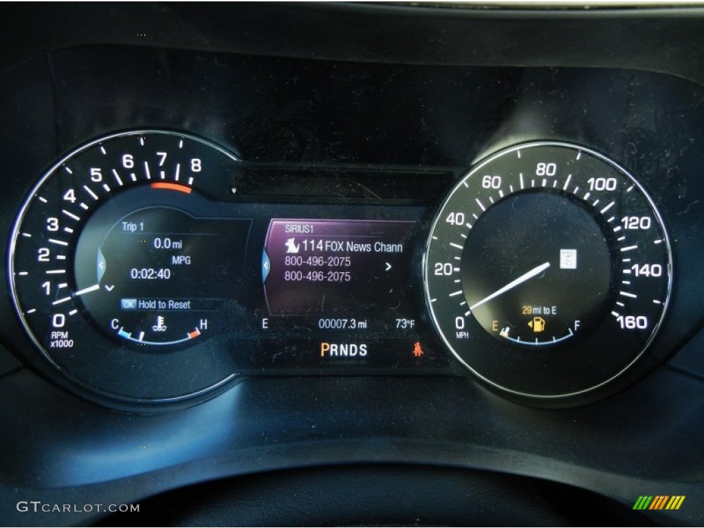 2013 Lincoln MKZ 3.7L V6 FWD Gauges Photo #80862994