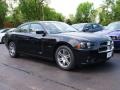 2013 Pitch Black Dodge Charger R/T  photo #2