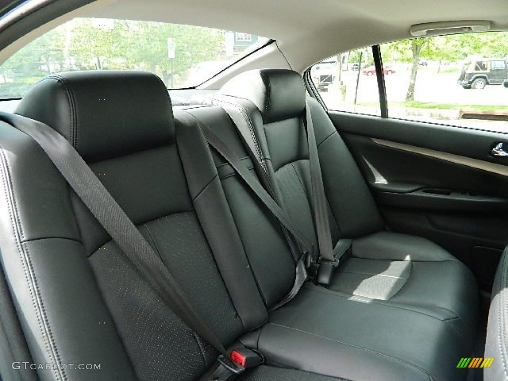2011 Infiniti G 37 x AWD Sedan Rear Seat Photo #80863638