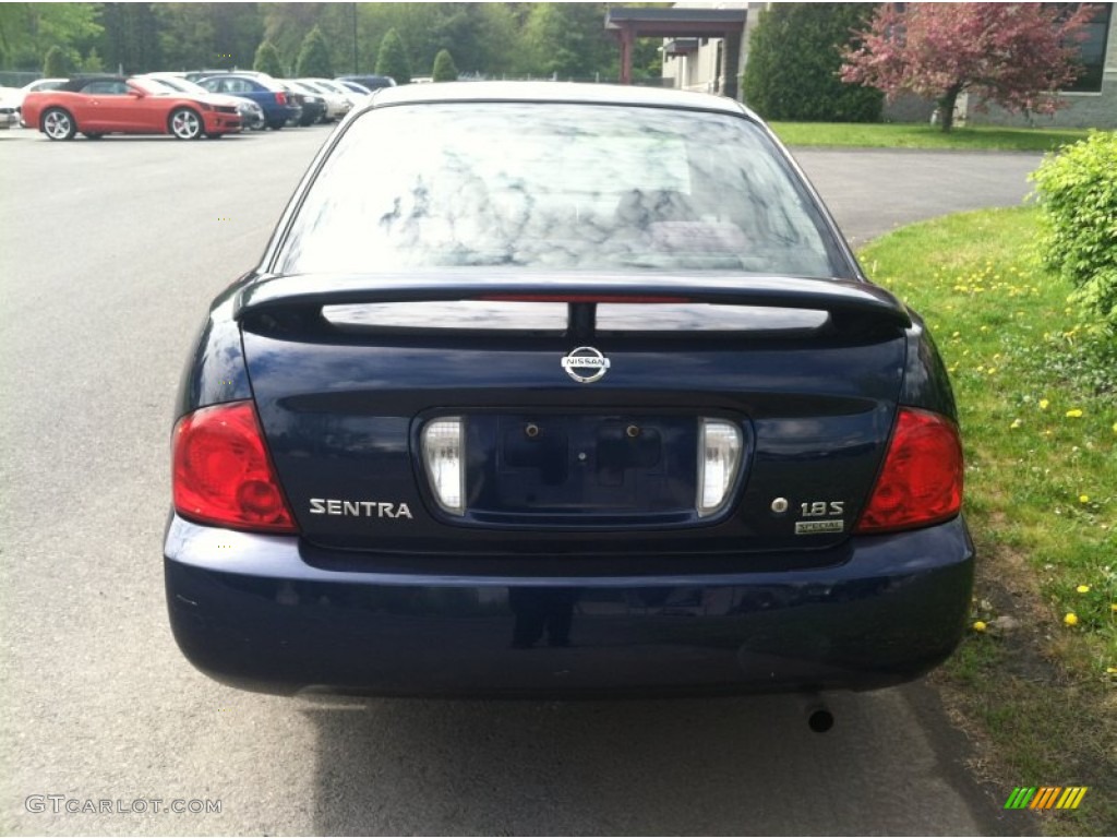 2005 Sentra 1.8 S Special Edition - Blue Dusk / Charcoal photo #7